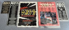 KISS UK / US TOUR ADVERTS X 5