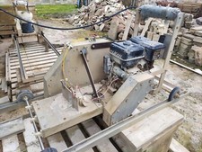 Powerful Large Stone Cutting Rail Saw 900mm Blade Electric Start 400mm Cut Depth