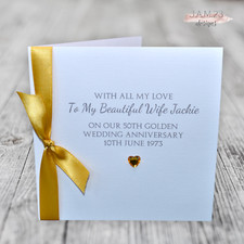 Personalised Golden 50th