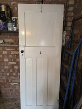 1930s Solid Wood Internal Door