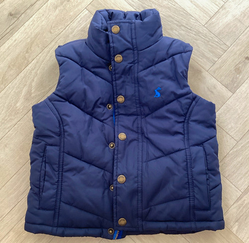 Joules boys navy padded puffer - navy,