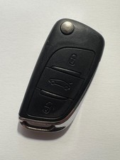 GENUINE CITROEN C4 ETC 3 BUTTON REMOTE FLIP CAR KEY FOB GOOD CONDITION
