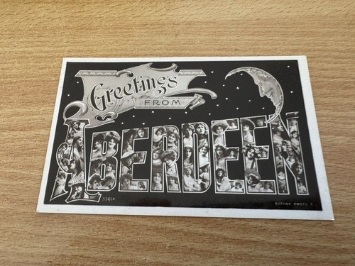 Postcard greetings from - -,
