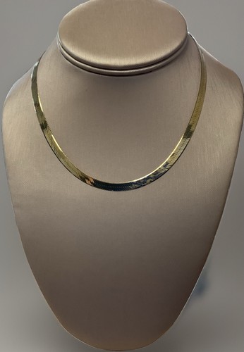 Herringbone chain necklace 9ct - chain,