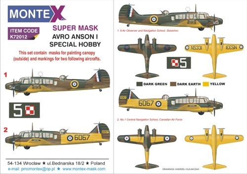 Montex mxk72012 avro - mxk72012, 1:72