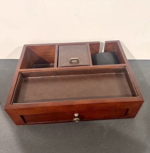 Wood desk valet - wood,