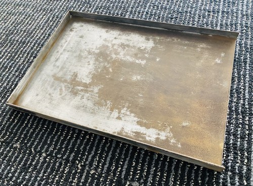 Letterpress steel galley - steel, type