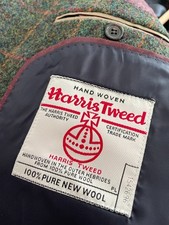 M&S Luxury Pure Wool Harries Tweed Tailored Fit Sports Jacket Blazer Size 42 NEW