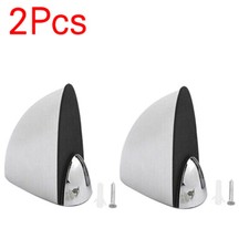 4~8X Polished Chrome Glass Shelf Support Clamp Brackets Bathroom For Shelves UK