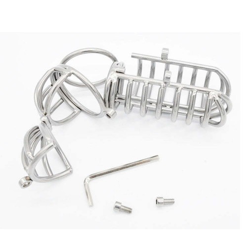 Weighted chastity scrotum - chastity,