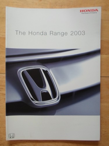 Honda range 2003 mkt - 2003,
