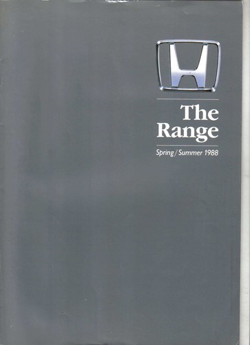 Honda range civic crx - honda,
