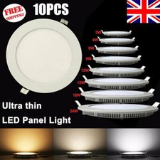 10 Pack Ultra Thin Recessed LED Flat Ceiling Spotlight Downlight Spotlight Lamp