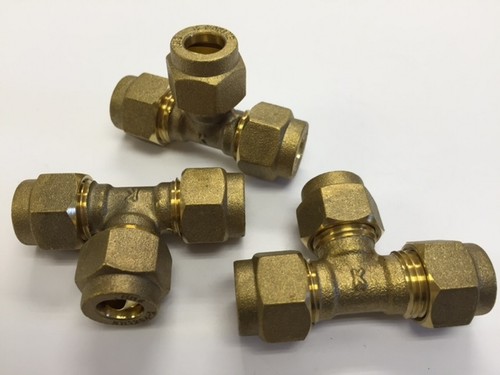 Equal tee piece gas - 3, x