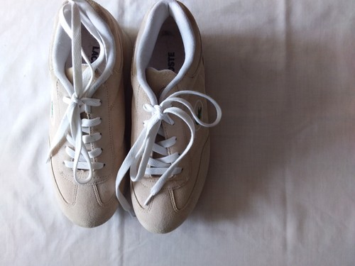 Lacoste cream suede - , trainers