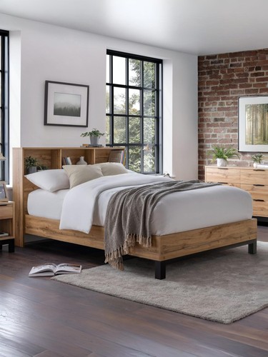 Bali 135cm double oak effect - bali,