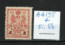 POLAND Local Issue Warsaw Fi. 8b TESTED JENDROSZEK MH #A4198