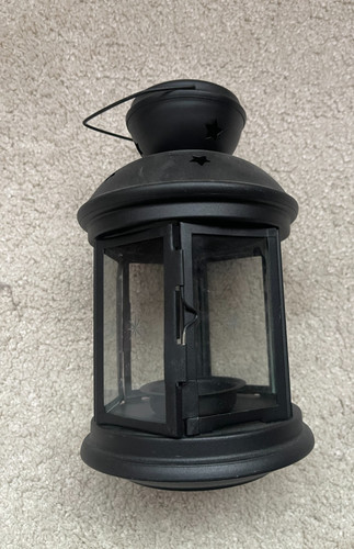 Ikea rotera black lantern for - ikea,
