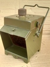 WW2  LANTERN ELECTRIC TRAFFIC NO. 2 LAMP  LIGHT WITH GREEN AND AMBER GLASS