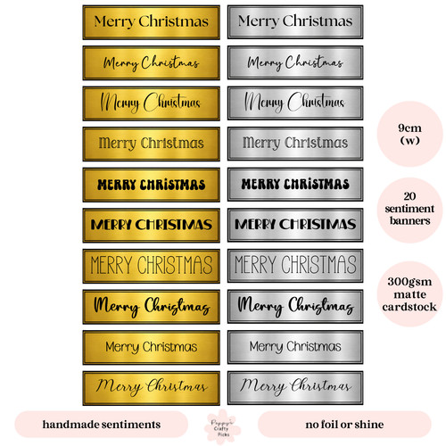 Christmas sentiments - x,