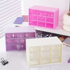 Stylish 9 Grid Dustproof Jewelry Organizer Box for Neat Accessories Aufb