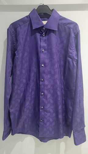 Eton slim fit cotton - cotton, paisley