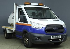 FORD TRANSIT FLAT BED/ MOBILE FUEL BOWSER WITH PUMP! FULL SERVICE HISTORY