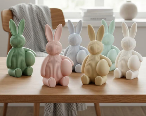 Easter bunny with egg - easter, –