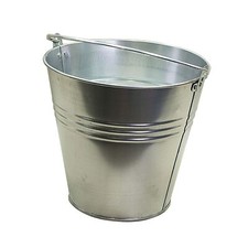 GALVANISED METAL BUCKET 10L