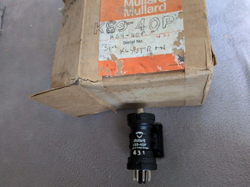 Mullard klystron type - mullard, ks9-40