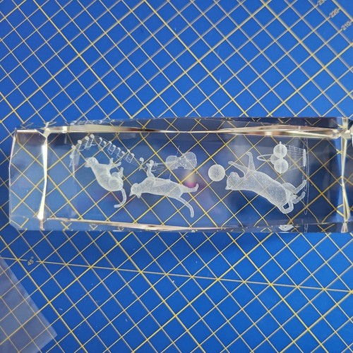 Laser etched hologram - etched,