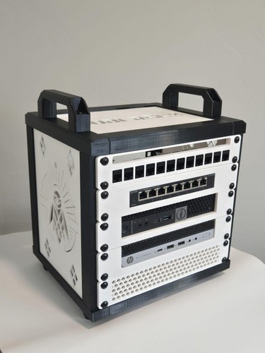 Mini server rack - server,