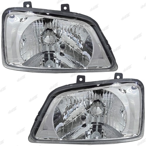 Pair chrome headlight lamp - pair,