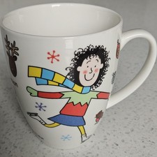 Portmeirion Jacqueline Wilson Totally Tracy Mug Cup Christmas Tracy Beaker VGC