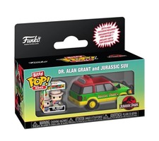 FUNKO Bitty Pop! Rides Dr. Alan Grant and Jurassic SUV 💯 For Xmas Due Beg Dec