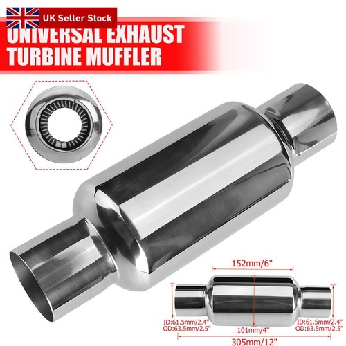 Universal exhaust silencer - exhaust, 4"