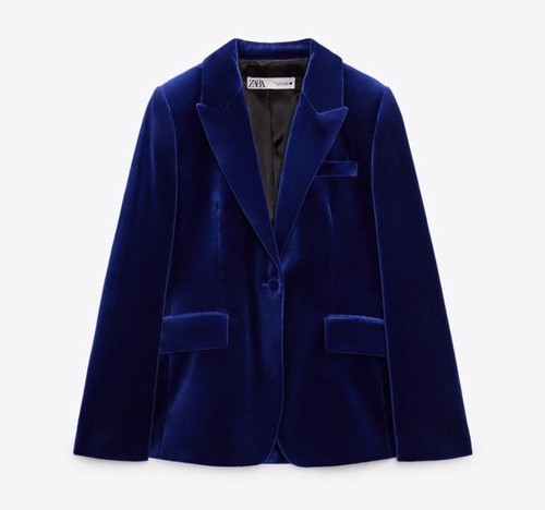 Zara woman blue tailored - zara,