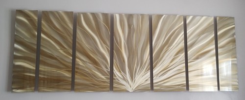 Gold modern abstract metal - gold,