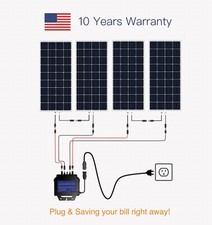 Plug-in grid-tie solar power