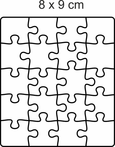 Jigsaw puzzle mdf - laser, cut