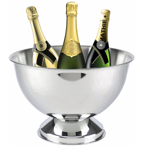 Stainless steel champagne bowl - stainless,