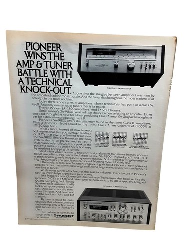 1980 pioneer 9800 - sa-9800, tx-9800