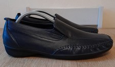 Pavers Black Leather Ladies