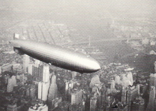 Art card zeppelin - art, card: