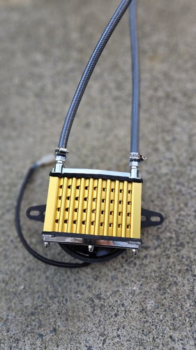 Motorcycle oil cooling system - cooling,