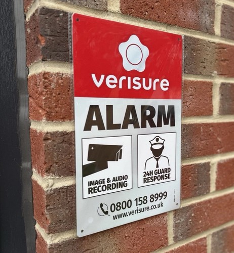 Verisure cctv alarm sign - verisure-,