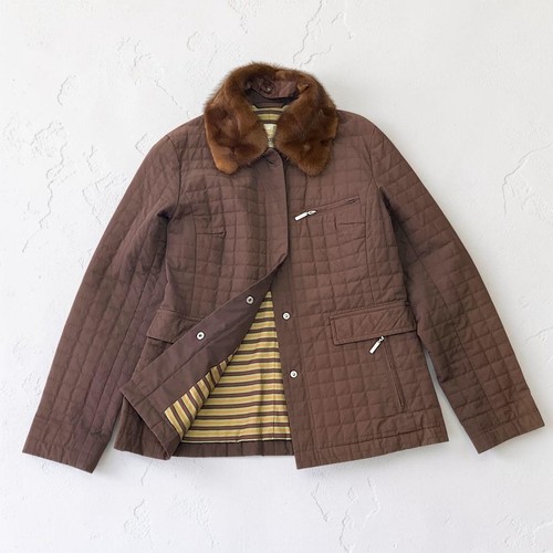 Aquascutum mink fur collar - aquascutum,