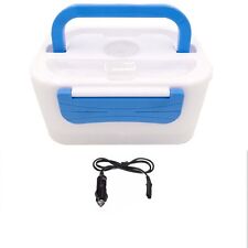 Blue Portable Electric Heated Lunch Box Bento Food Warmer for Car Truck Van 12V