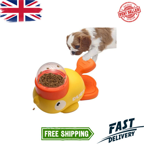 Duck dog food treat dispenser - dog,