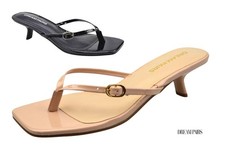 Womens Faux Leather Toepost